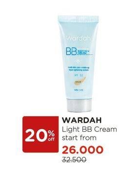Promo Harga WARDAH Lightening BB Cream  - Watsons
