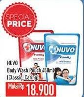 Promo Harga NUVO Body Wash Care Protect, Total Protect 450 ml - Hypermart