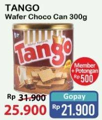 Promo Harga TANGO Wafer Chocolate 300 gr - Alfamart