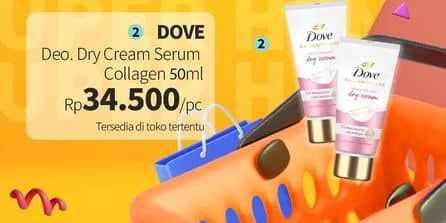 Promo Harga Dove Deodorant Dry Serum 50 ml - Guardian
