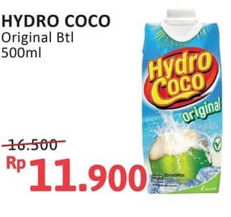 Promo Harga Hydro Coco Minuman Kelapa Original 500 ml - Alfamidi