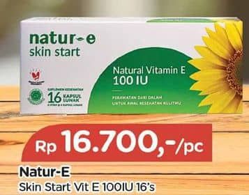 Promo Harga Natur-e Daily Nourishing 100IU 16 pcs - TIP TOP