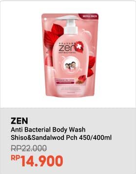Promo Harga ZEN Anti Bacterial Body Wash Shiso Sandalwood 400 ml - Indomaret