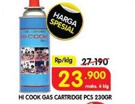 Promo Harga Hicook Tabung Gas (Gas Cartridge) 230 gr - Superindo