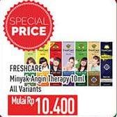 Promo Harga FRESH CARE Minyak Angin Aromatherapy All Variants 10 ml - Hypermart