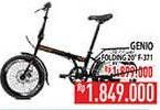 Promo Harga GENIO Folding Bike 20" F-371  - Hypermart