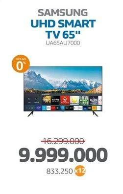 Promo Harga Samsung UA65AU7000K UHD 4K Smart TV  - Electronic City