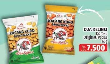 Promo Harga Dua Kelinci Kacang Koro Original, Koro Spicy 70 gr - Lotte Grosir