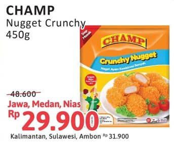 Promo Harga Champ Nugget Crunchy Nugget 450 gr - Alfamidi