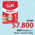 Promo Harga SGM Eksplor 1+ Susu Pertumbuhan Madu, Vanila 600 gr - Alfamidi