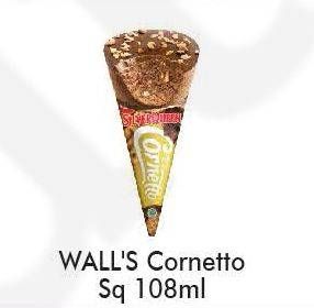 Promo Harga WALLS Cornetto Silver Queen 108 ml - Alfamart