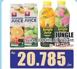 Promo Harga Diamond Jungle Juice All Variants 1000 ml - Hari Hari