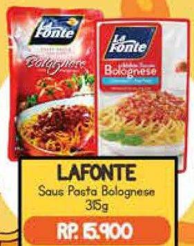 Promo Harga LA FONTE Saus Pasta Bolognese 315 gr - Yogya