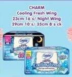 Promo Harga Charm Extra Comfort Cooling Fresh Wing 23cm, Wing 29cm, Wing 35cm 8 pcs - Indomaret