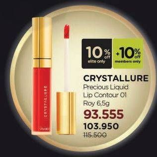 Promo Harga WARDAH CRYSTALLURE Precious Liquid Lip Contour  - Watsons