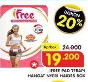 Promo Harga IFREE Pad Therapy Nyeri Haid 2 pcs - Superindo