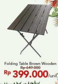 Promo Harga Folding Table  - Carrefour