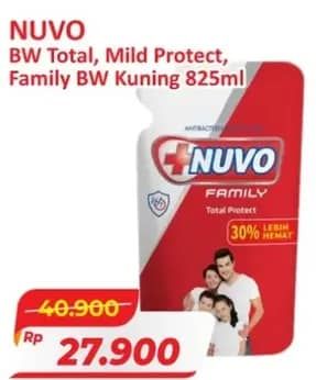 Promo Harga Nuvo Body Wash Total Protect, Mild Protect 825 ml - Alfamart