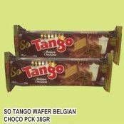 Promo Harga TANGO Wafer So Tango Belgian Chocolate 38 gr - Superindo
