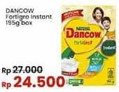 Promo Harga Dancow FortiGro Susu Bubuk Instant 200 gr - Indomaret