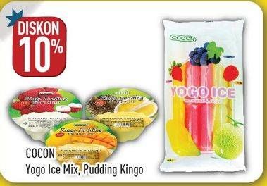 Promo Harga COCON Yogo Ice Mix/Pudding with Nata De Coco  - Hypermart