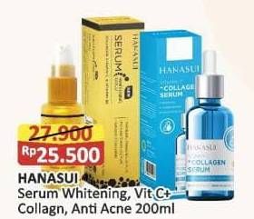 Promo Harga Hanasui Serum Vit C Collagen, Anti Acne 20 ml - Alfamart