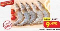 Promo Harga Udang Vanamae AK55-60 100 gr - Superindo