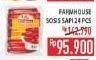 Promo Harga FARMHOUSE Sosis Sapi 24 pcs - Hypermart