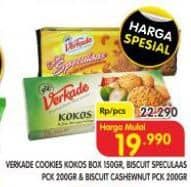 Promo Harga Verkade Biskuit Kokos, Speculaas, Cashewnut 150 gr - Superindo