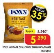 Promo Harga Foxs Heritage Oval Candy Tamarind And Ginger 125 gr - Superindo