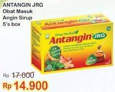 Promo Harga ANTANGIN JRG Syrup Herbal 5 pcs - Indomaret