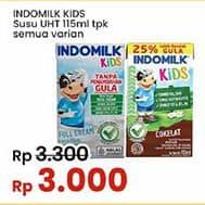 Promo Harga Indomilk Susu UHT Kids All Variants 115 ml - Indomaret