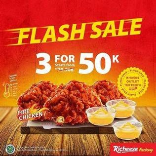 Promo Harga RICHEESE FACTORY Fire Chicken  - Richeese Factory