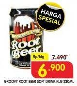 Promo Harga ROOT BEER Minuman Soda 330 ml - Superindo