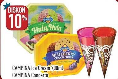 Promo Harga Campina Ice Cream Box/Corneto  - Hypermart