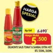 Promo Harga Del Monte Saus Tomat/Del Monte Sauce Extra Hot  - Superindo
