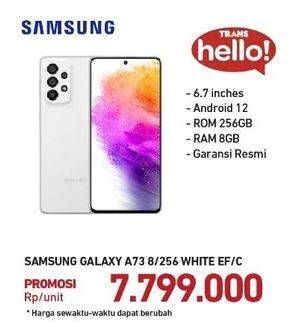 Promo Harga Samsung Galaxy A73 5G 8 GB + 256 GB  - Carrefour