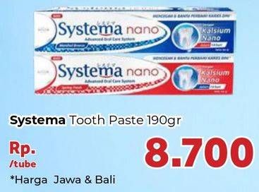 Promo Harga SYSTEMA Toothpaste 190 gr - Carrefour