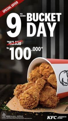 Promo Harga Bucket Day  - KFC