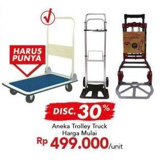 Promo Harga Aneka Trolley Truck  - Carrefour
