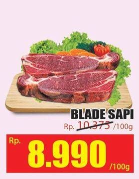 Promo Harga Daging Blade per 100 gr - Hari Hari