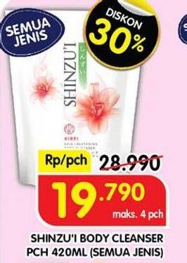 Promo Harga SHINZUI Body Cleanser All Variants 420 ml - Superindo
