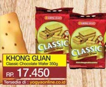 Promo Harga Khong Guan Classic Wafer 350 gr - Yogya