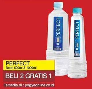 Promo Harga PERFECT Alkaline Water 500mL, 1L  - Yogya