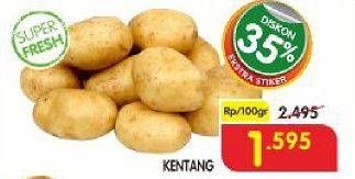 Promo Harga Kentang per 100 gr - Superindo