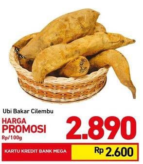 Promo Harga Ubi Bakar Cilembu per 100 gr - Carrefour