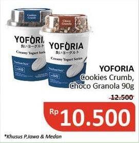 Promo Harga YOFORIA Crunch & Creamy Caramel Cookie Crumbs, Choco Granola 90 gr - Alfamidi