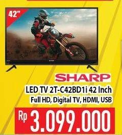 Promo Harga SHARP 2T-C42BD1i | LED TV 42"  - Hypermart