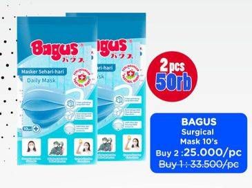 Promo Harga BAGUS Surgical Mask 10 pcs - Watsons