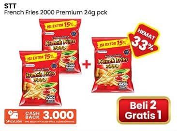 Promo Harga Siantar Top FRENCH FRIES 2000 Kentang Goreng 24 gr - Indomaret